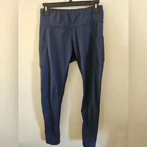 Iuga Womans Blue Yoga Pants  Size M